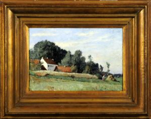 Vue De Ferme by Franz Binje