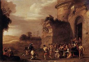 Le Portement De Croix by Filippo Napoletano