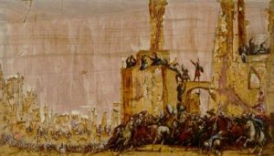 Soldiers Storming A Town