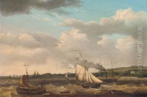 Caught In The Tidal Race Offshore by Thomas A. Binks