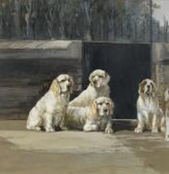 King George V Clumber Spaniels At Sandringham - view 1