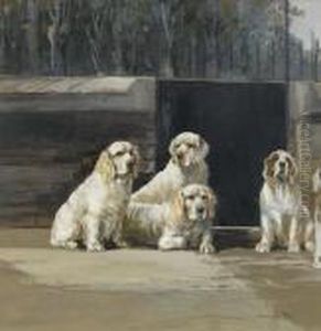 King George V Clumber Spaniels At Sandringham