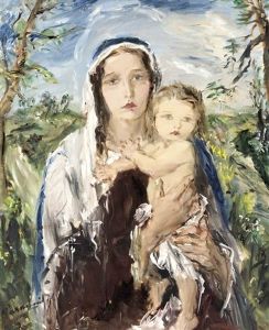 Madonna Mit Dem Christusknaben by Aurel Naray