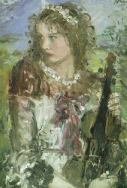 Madchen Mit Geige - view 1