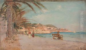 Nice - La Promenade Des Anglais by Francois Nardi