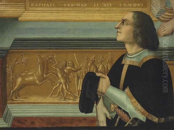 A Donor In Front Of A Frieze - A Fragment - view 1