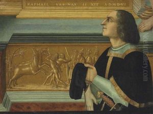 A Donor In Front Of A Frieze - A Fragment