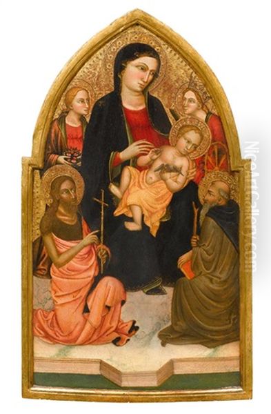 Thronende Maria Mit Kind Und Heiligen (collab W/workshop) - view 1