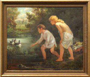 Daphnis And Chloe by Ernest Narjot