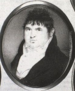 William Parsons Of Bewdley, Wores, (b. 1755), In Blue Coat, White Waistcoat And Tied Stock by Edward Nash
