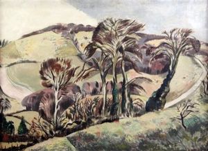 The Chilterns 1923 by Paul Nash