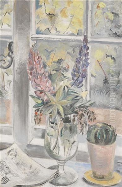 Lupins And Cactus - view 1