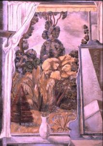 Mirror And Window 1924 by Paul Nash
