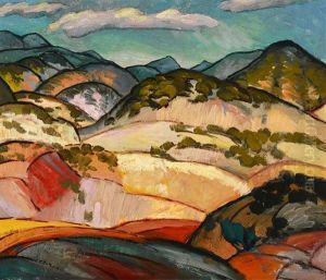 Santa Fe Landscape by Willard Nash