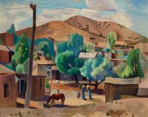 Santa Fe Vista by Willard Nash