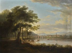 Perth From Scone Park by Alexander Nasmyth