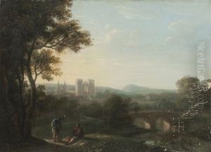 View Of Jedburgh Abbey From The North-west by Alexander Nasmyth