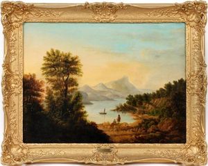 Landscape With Boat & Figures