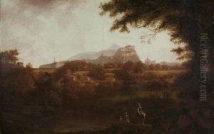 City Of Edinburgh From The West, Looking Over Dean Village by Alexander Nasmyth