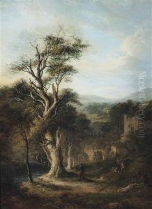 The Old Oak Of Aberdour, Fife by Alexander Nasmyth