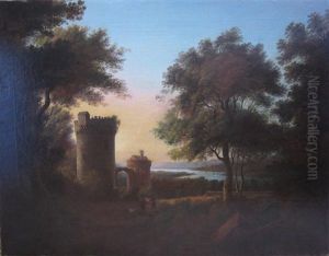 Italianate River Landscape by Alexander Nasmyth