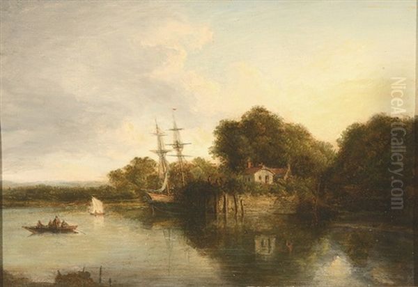 Boats On The Thames - view 1