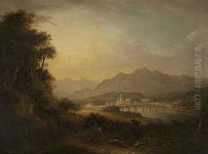 View Of Dunkeld On The River Tay by Alexander Nasmyth