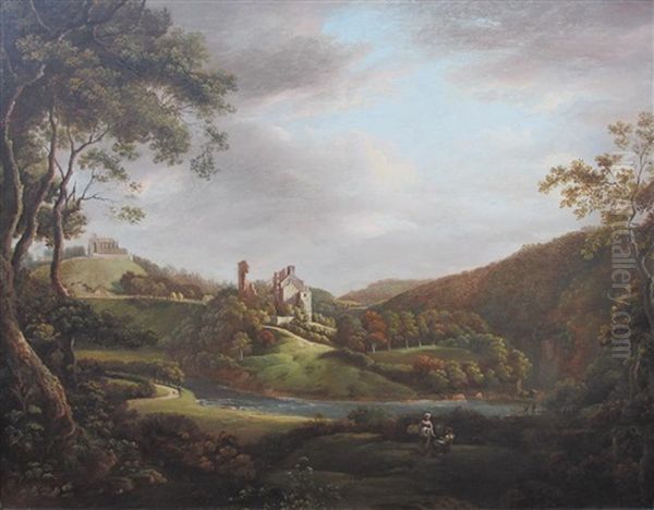 Roslyn Castle With Roslyn Chapel - view 1