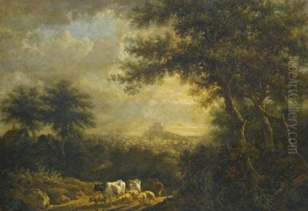 Capriccio Landscape, Possibly A View Of Edinburgh From Duddingston - view 1