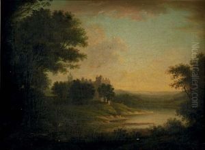 A View Of Linlithgow Palace by Alexander Nasmyth
