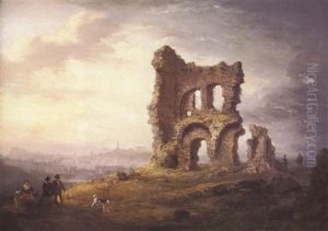 St. Anthony's Chapel, Arthur's Seat by Alexander Nasmyth
