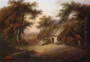 A Cottage In A Wood by Alexander Nasmyth