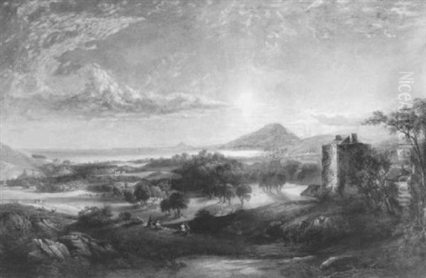 Craigmillar Castle With Liberton Church - view 1