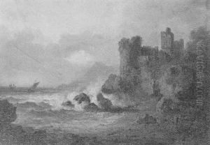 Tantallon Castle Near Dunbar by Alexander Nasmyth