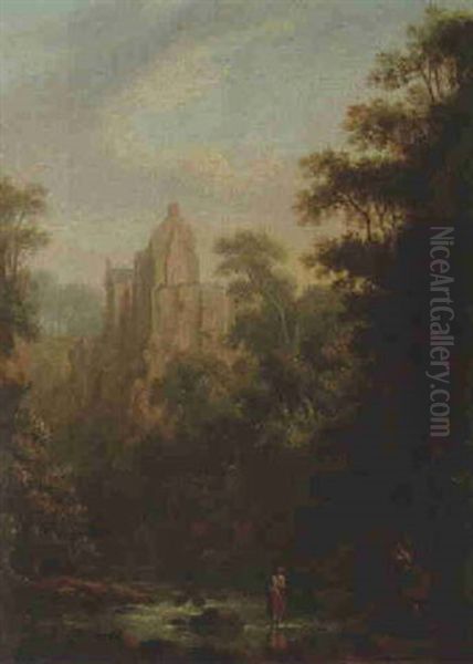 View Of Hawthornden Castle, Edinburgh - view 1