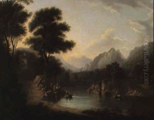 The River Earn Near Comrie, Perthshire by Alexander Nasmyth