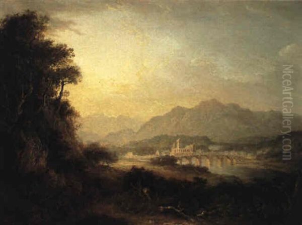 Landscape With View Of Dunkeld On The River Tay - view 1