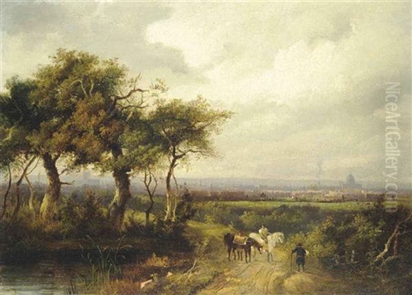 A Distant View Of London From Norwood - view 1