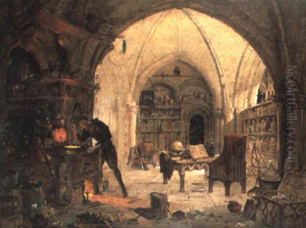 An Alchemist Just About To Discover The 'grand Secret' - view 1