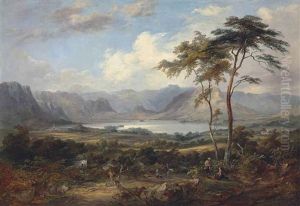 A Mountainous Lake Landscape, Traditionally Identified As Coniston Water