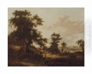 Landscape, Pool And Tree by Patrick Nasmyth
