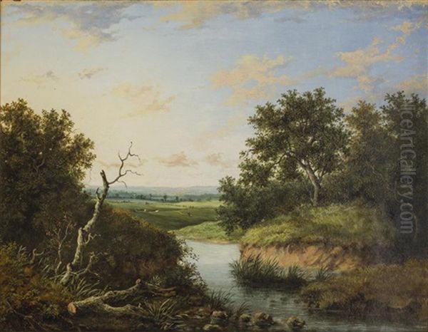 A View In Hampshire by Patrick Nasmyth