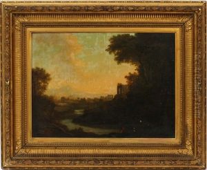 River Landscape With Figure River Landscape With Figure