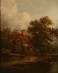 A View In Surrey by Patrick Nasmyth