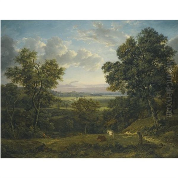 View Of Greenwich, From Charlton Wood, Near Woolwich - view 1