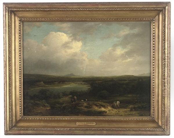 Figures In A River Landscape - view 1