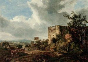 A View Of Carisbrook Castle, Isle Of Wight