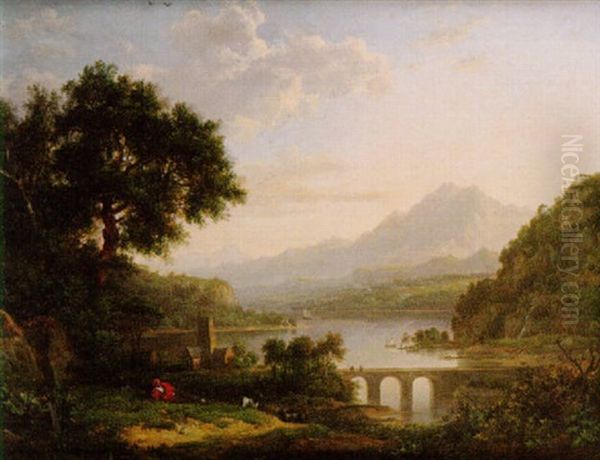A View Of Kenmore Abbey And Loch Tay - view 1