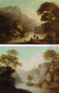 Anglers In A Gorge