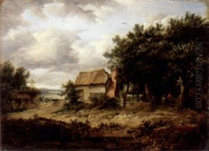 Farmhouse In A Clearing by Patrick Nasmyth